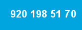 920 198 51 70 920 198 51 70